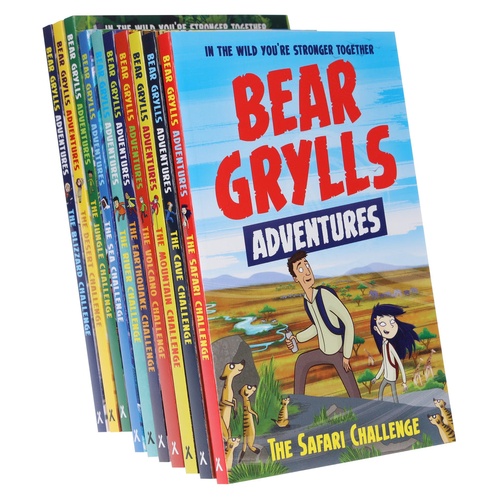 Bear Grylls Adventure Series 10 Books Collection Set - Ages 7-9 - Paperback - Bangzo Books Wholesale