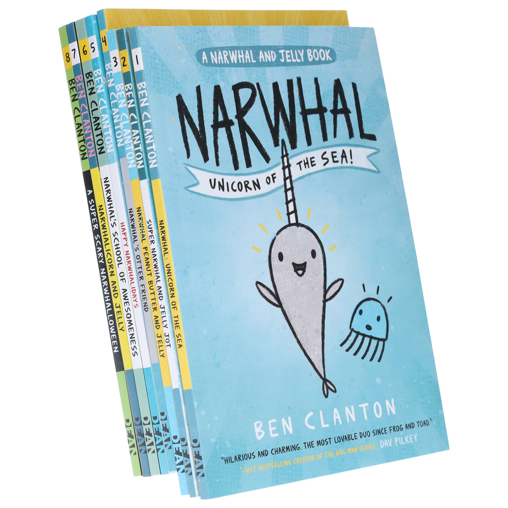 Narwhal and Jelly Series By Ben Clanton 8 Books Collection Set - Ages 4-8 - Paperback - Bangzo Books Wholesale