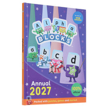 Load image into Gallery viewer, Alphablocks Annual 2027: Packed with Puzzles, Games and Stories! - Ages 3-5 - Hardback