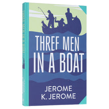 Load image into Gallery viewer, Three Men In A Boat by Jerome K. Jerome - Fiction - Sprayed edges Hardback