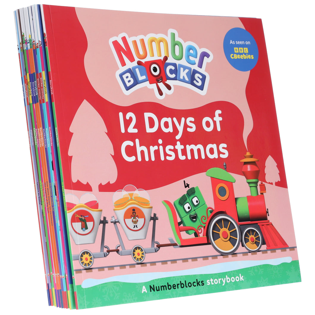 Numberblocks, Alphablocks and Colourblocks Christmas Countdown Collection 10 Books Set - Ages 3+ - Paperback