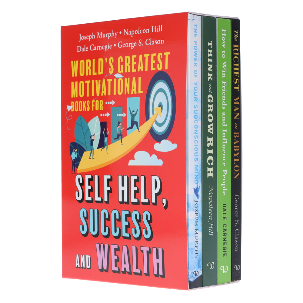 World’s Greatest Motivational Books For Self help, Success & Wealth 4 Books Collection Box Set - Non Fiction - Paperback - Bangzo Books Wholesale