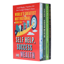 Load image into Gallery viewer, World’s Greatest Motivational Books For Self help, Success &amp; Wealth 4 Books Collection Box Set - Non Fiction - Paperback - Bangzo Books Wholesale