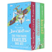 Load image into Gallery viewer, The World of David Walliams: Fun-Tastic Families 3 Books Box Set - Age 7-11 - Paperback