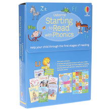 Load image into Gallery viewer, Starting to Read with Phonics: 8 Story Books (Plus 1 Activity Book &amp; My Alphabet Chart) Collection Box Set - Ages 4+ - Paperback