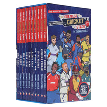 Load image into Gallery viewer, The Greatest Cricket Stars by Thomas Scoble 10 Books Collection Box Set (Includes Free Audiobooks)- Ages 7-9 - Paperback - Bangzo Books Wholesale