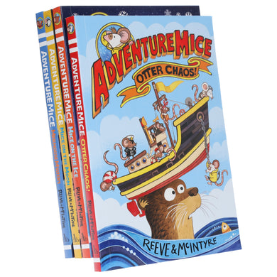 Adventuremice Series By Philip Reeve & Sarah McIntyre 4 Books Collection Set - Ages 5-7 - Paperback