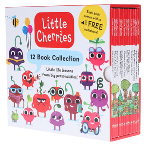 The Little Cherries Series illustrated 12 Books Collection Box Set: With Free 12 Audio Books - Ages 3-5 - Paperback