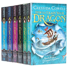 Load image into Gallery viewer, How To Train Your Dragon 6 Books (7-12) by ‎Cressida Cowell - Ages 9-14 - Paperback - Bangzo Books Wholesale