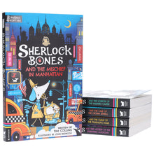Load image into Gallery viewer, Sherlock Bones Puzzle Quest Series By Tim Collins Illustrated 5 Books Collection Set - Ages 7-9 - Paperback