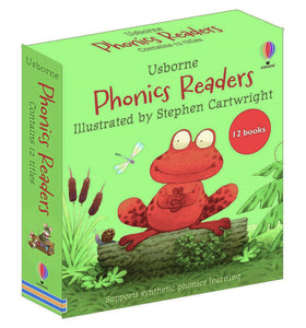 Usborne Phonics Readers 12 Books Collection Box Set - Ages 2-6 - Paperback