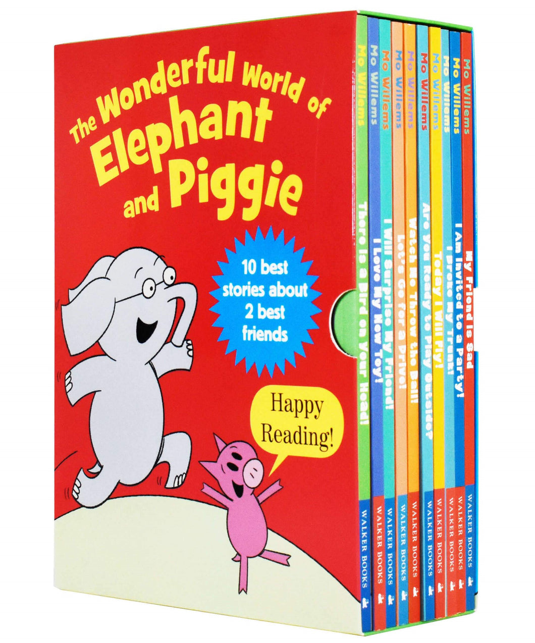 The Wonderful World of Elephant and Piggie Series by Mo Willems 10 Books Collection Box Set - Age 4+ - Paperback