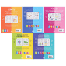 Load image into Gallery viewer, Super Simple: Maths, Chemistry, Physics, Biology &amp; Psychology The Ultimate Bitesize Study Guide 5 Books Collection Set - Non Fiction - Paperback