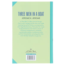 Load image into Gallery viewer, Three Men In A Boat by Jerome K. Jerome - Fiction - Sprayed edges Hardback