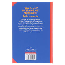 Load image into Gallery viewer, How to Stop Worrying and Start Living by Dale Carnegie - Non Fiction - Sprayed Edges Hardback