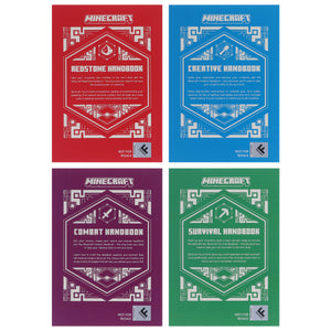 Minecraft Handbook Collection by Mojang AB: 4 books Collection Set - Ages 8-10 - Paperback