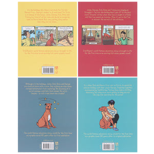 The Famous Five Graphic Novel By Enid Blyton 4 Books Collection Box Set - Ages 9+ - Paperback