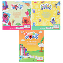 Load image into Gallery viewer, Numberblocks Colouring Fun &amp; Sticker Activity Book Collection 3 Books Set - Ages 3+ - Paperback - Bangzo Books Wholesale