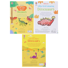 Load image into Gallery viewer, Usborne: My Dinosaur Activity Pack 3 Books Box Set and Over 200 Stickers - Ages 3+ - Paperback