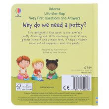 Load image into Gallery viewer, Why Do We Need A Potty? (Very First Lift-the-Flap Questions &amp; Answers) by Katie Daynes - Ages 2+ - Board Book