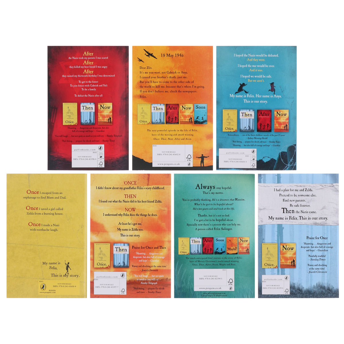 The Once Series by Morris Gleitzman 7 Books Collection Set - Ages 9 ...