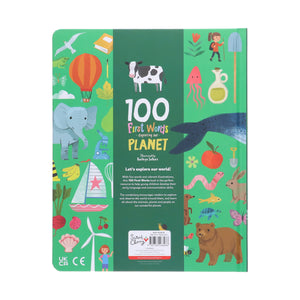 100 First Words Exploring Our Planet By Sweet Cherry Publishing - Ages 3-5 - Board Book