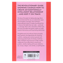 Load image into Gallery viewer, The Seven Principles For Making Marriage Work by John Gottman, PH.D., &amp; Nan Silver - Non Fiction - Paperback