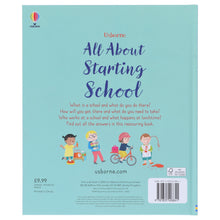 Load image into Gallery viewer, Usborne: All About Starting School by Felicity Brooks &amp; Mar Ferrero - Non Fiction - Hardback