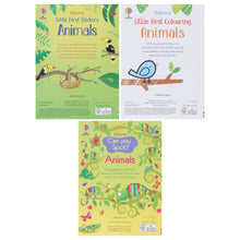 Load image into Gallery viewer, Usborne: My Animal Activity Pack 3 Books Box Set and Over 160 Stickers - Ages 3+ - Paperback