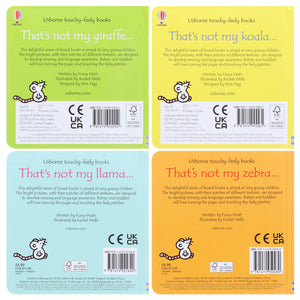 That's not my zoo... Box Set 4 Books Collection by Fiona Watt & Rachel Wells - Ages 0-5 - Board Book