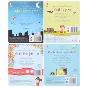 Usborne Lift the Flap Very First Questions and Answers Collection 2: by Katie Dayne 4 Books Collection Set - Ages 2-5 - Board Book