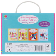Load image into Gallery viewer, Usborne: Sticker Dolly Dressing Fashion Designer Activity Pack By Fiona Watt 4 Books Collection Box Set - Ages 7+ - Paperback