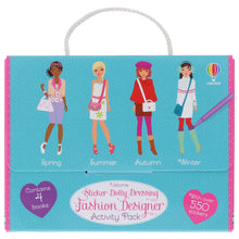 Load image into Gallery viewer, Usborne: Sticker Dolly Dressing Fashion Designer Activity Pack By Fiona Watt 4 Books Collection Box Set - Ages 7+ - Paperback
