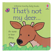 Load image into Gallery viewer, That's not my deer... by Fiona Watt (Usborne Touchy-Feely Books) - Ages 0-2 - Sprayed Edges Board Book
