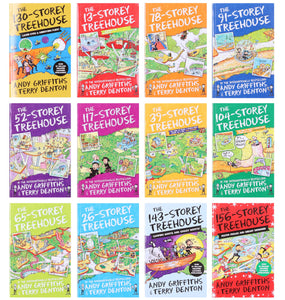 The Treehouse Series By Andy Griffiths & Terry Denton 12 Books Collection - Ages 5-11 - Paperback