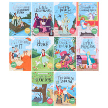 Load image into Gallery viewer, The Children's Easy Classics (Volume 2) 10 Books Collection Box Set (Includes Free Audiobooks!) - Ages 7-9 - Paperback - Bangzo Books Wholesale