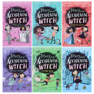 Diary of an Accidental Witch Series By Honor and Perdita Cargill 6 Books Collection Set - Ages 8-10 - Paperback