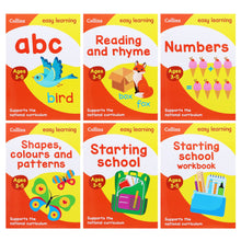Load image into Gallery viewer, Collins Easy Learning Starter Set Ideal for home learning 6 Books Pack - Age 3-5 - Paperback