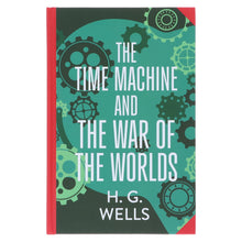 Load image into Gallery viewer, The Time Machine &amp; The War of The Worlds by H. G. Wells (Deluxe Edition) - Sprayed Edge Hardback