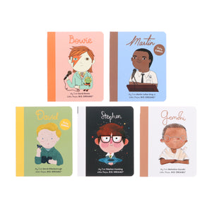 Little People, Big Dreams: Genius Mens 5 Books Collection Set - Ages 2-4 - Board Book