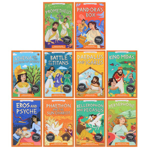 The Greek Mythology Children's Collection: Gods, Mortals and Monsters By Stella Tarakson 10 Books Collection Box Set - Ages 7 - 9 - Paperback