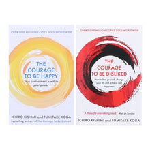Load image into Gallery viewer, Courage To Be Disliked &amp; The Courage to be Happy 2 Books Collection Set By Ichiro Kishimi &amp; Fumitake Koga - Non-Fiction - Paperback