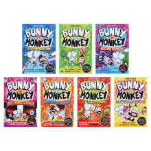 Load image into Gallery viewer, Bunny vs Monkey Series By Jamie Smart 7 Books Collection Set - Ages 7-9 - Paperback