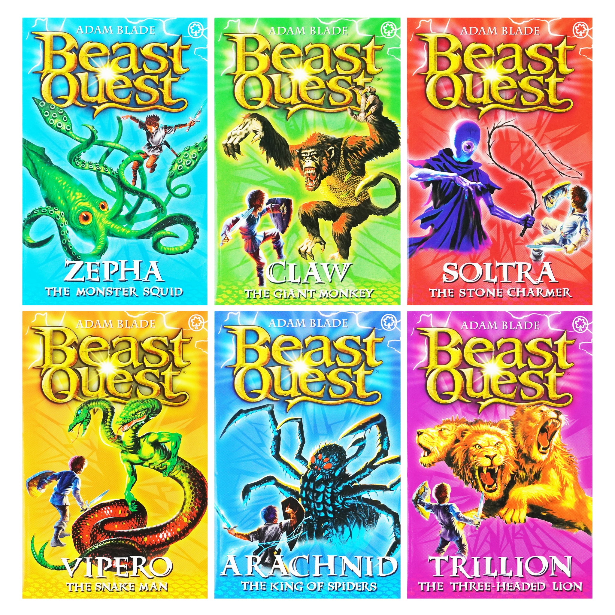 Beast Quest Raptox Beast Quest Series 2 by Adam Blade: 6 Books - Ages 7-9 - Paperback ...