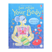 Load image into Gallery viewer, An Usborne Flap Book: See Inside Your Body: With Over 50 Flaps to Lift by Katie Daynes &amp; Colin King - Ages 6+ - Board Book