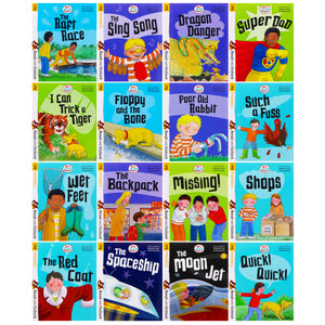 Biff, Chip and Kipper Stage 2 Read with Oxford for Age 4+ School Early Learners 16 Books Collection Set - By Roderick hunt - Paperback