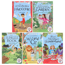 Load image into Gallery viewer, Easier Classics Reading Library: The Children’s Collection 5 Books Box Set With Free Audio Books - Ages 7-9 - Paperback