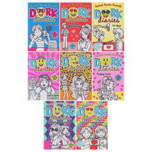 Load image into Gallery viewer, Dork Diaries Series (Vol. 5-12) By Rachel Renee Russell 8 Books Collection Set - Ages 9-14 - Paperback