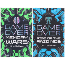 Load image into Gallery viewer, Game Over Series By M. J. Sullivan: (Rise of the Raid Mob &amp; Memory Wars) 2 Books Collection Set - Fiction - Paperback