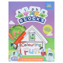 Load image into Gallery viewer, Alphablocks Colouring Fun: Learn, Colour and Create! A Colouring Activity Book - Ages 3-6 - Paperback